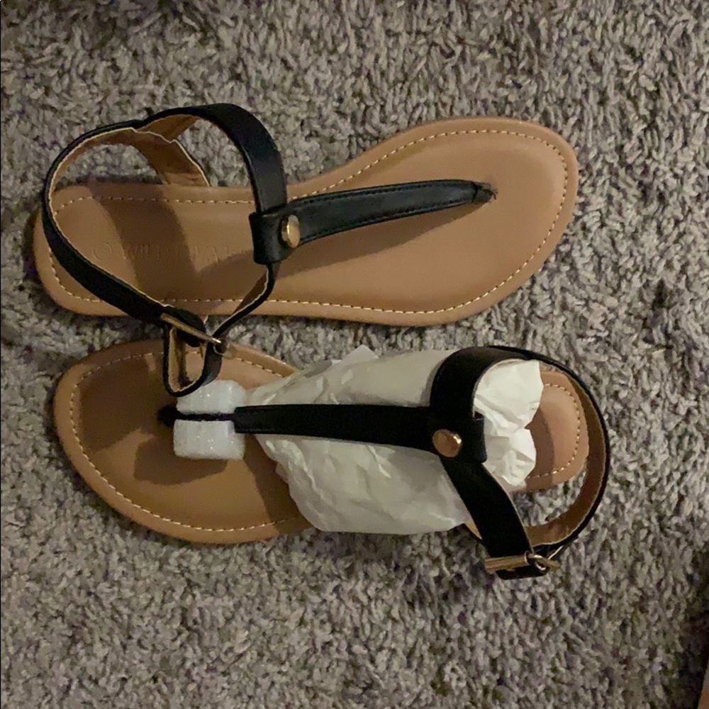Black sandals
